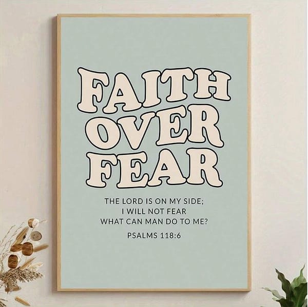 Poster - Faith Over Fear